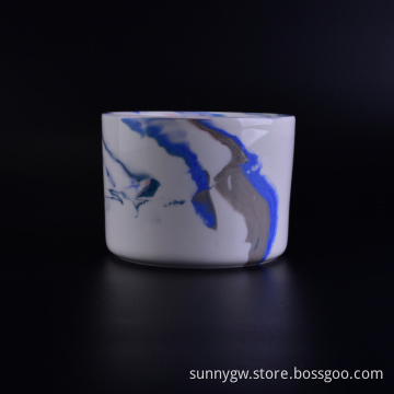 New products 7 types cloud shape square small ceramic candle holder